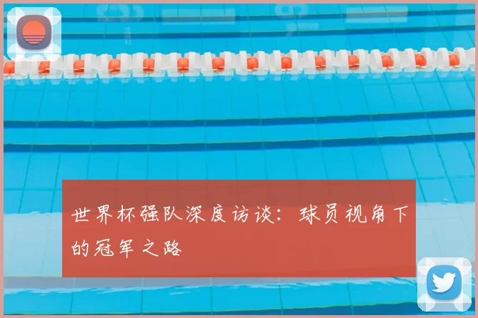世界杯强队深度访谈：球员视角下的冠军之路