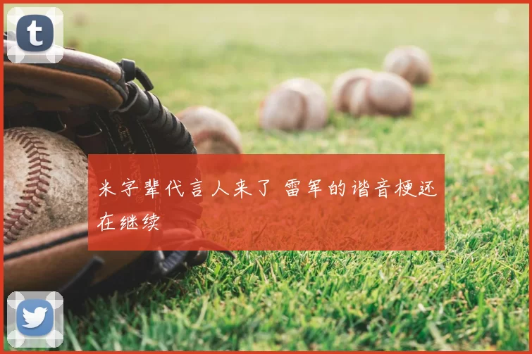 米字辈代言人来了 雷军的谐音梗还在继续
