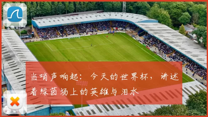 当哨声响起:今天的世界杯,讲述着绿茵场上的英雄与泪水